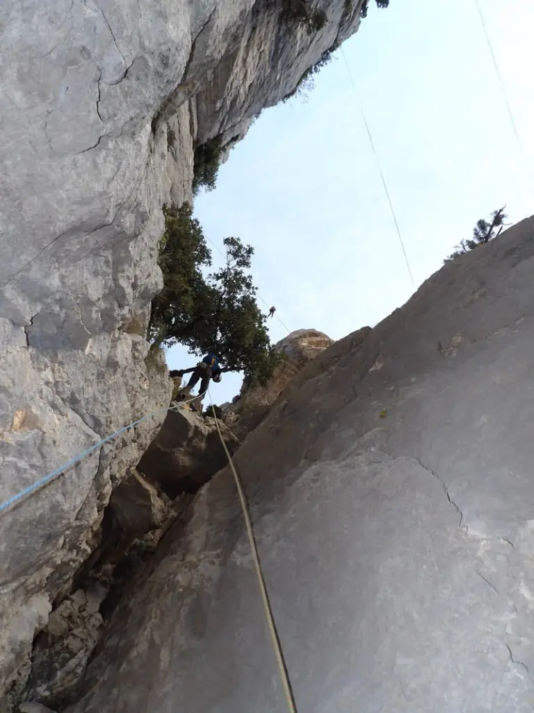 Les rappels sous les highliners