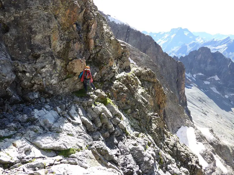 Dans la traversée pendant la descente