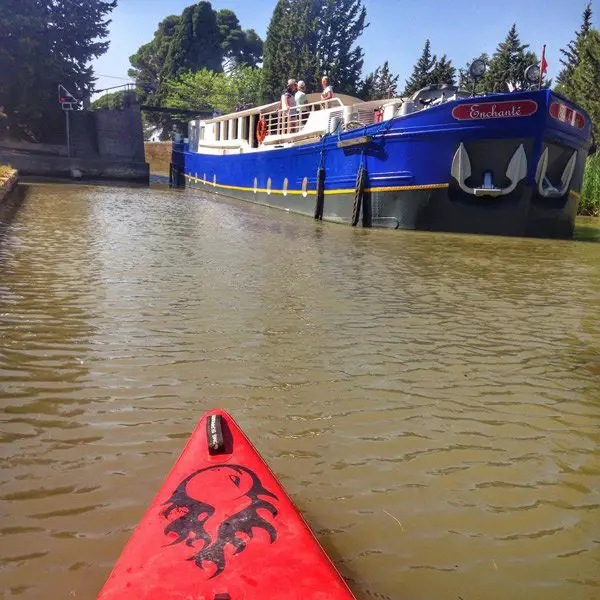 Ecluse sur le canal du midi