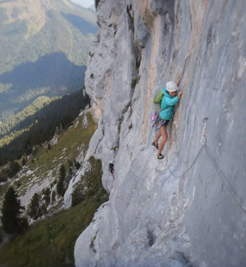 manon bérend ambassadrice Béal et Le yeti Escalade Une seconde, la vie" - Dent de Crolles"