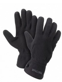 Marmot fleece gloves, gants polaires, légers, chauds