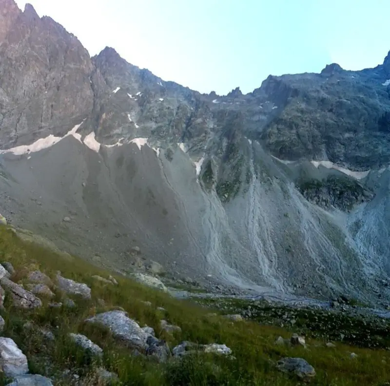 Le col Turbat vu du refuge