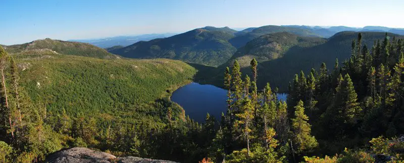 Le lac du gros castor au Québec