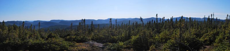 Sur les hauteurs du mont des morios au Québec