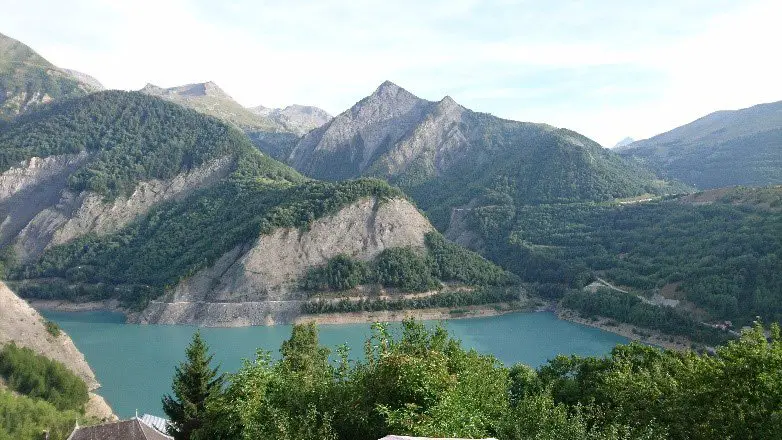 Vue depuis le gîte de Mizoën