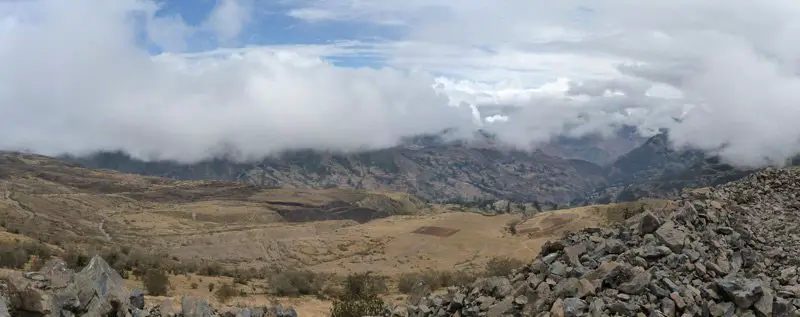 parcelles cultivées à 3800m