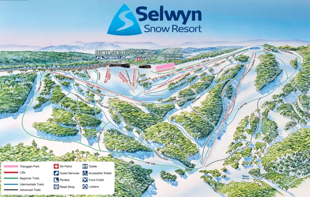 Pistes de ski  Selwyn Snowfields