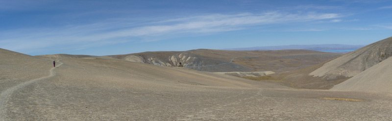 vers le sud après le col Huari vers le sud après le col Huari