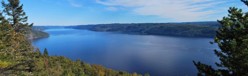 vue sur le fjord du saguenay