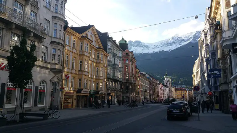 L’arrivée à Innsbruck
