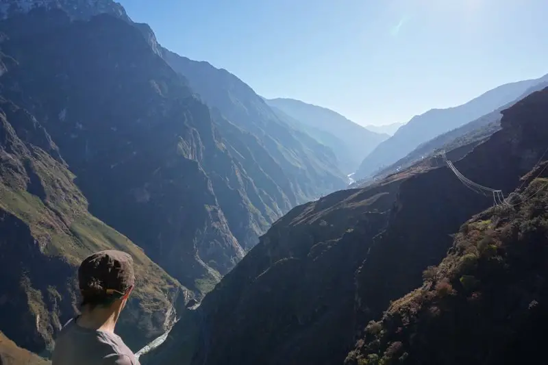 en rando dans les Gorges du Saut du Tigre