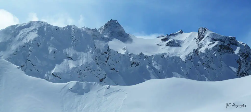 En direction du dôme de Monetier