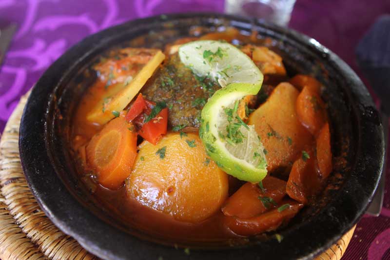 Tajine dans un restaurant d'Essaouira