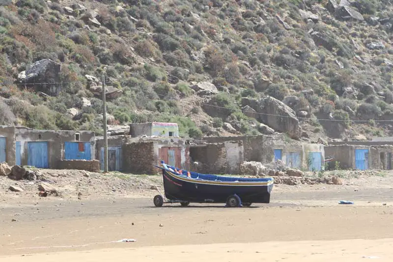 Village de pêcheur vers Essaouira