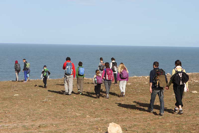 depart pour notre deuxieme journée de trek sur les plages entre Essaouira et Agadir