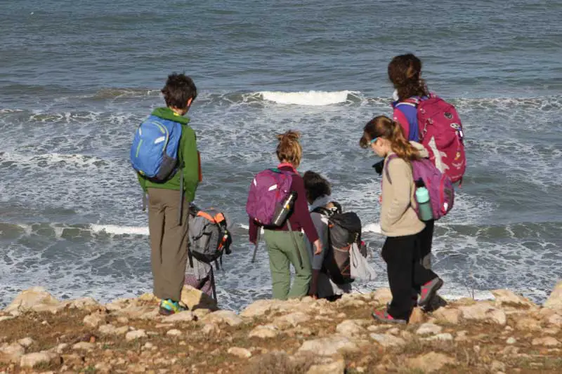 descente vers la plage Marocaine