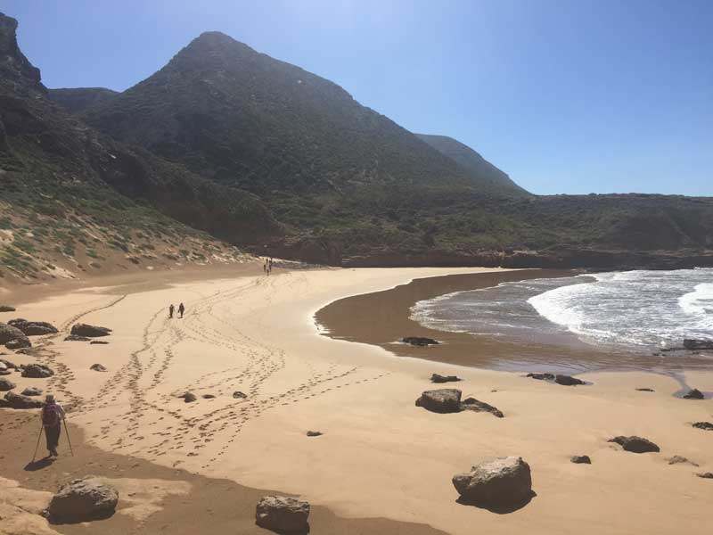 vue de notre itinéraire marocaine