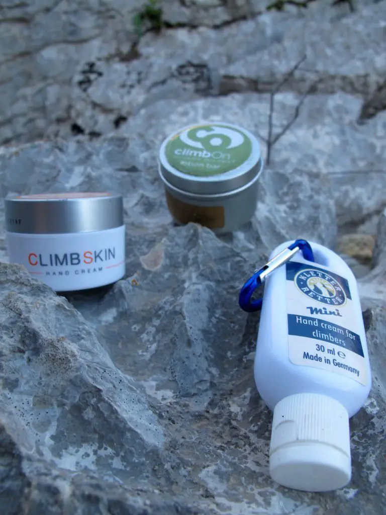Test Crèmes pour mains de grimpeurs