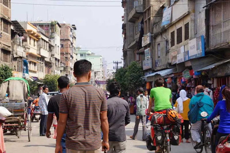 Dans les rues d'Imphal en Inde