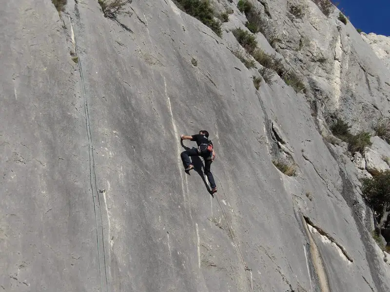 Escalade du Medius à la Sainte Victoire