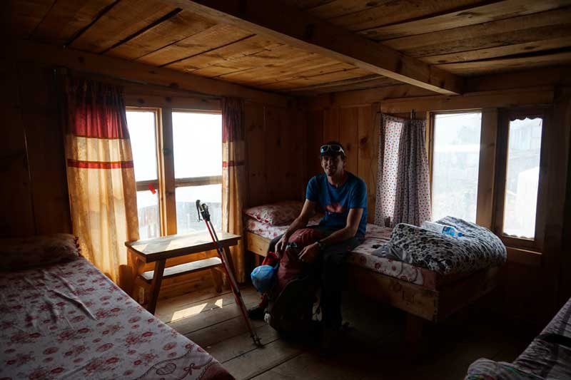 chambre à Ghyaru durant notre trekking au Népal chambre à Ghyaru durant notre trekking au Népal