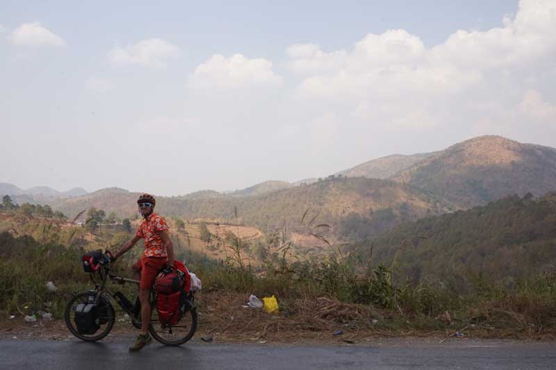 décors vallonnés aux alentours de Kalaw en Birmanie