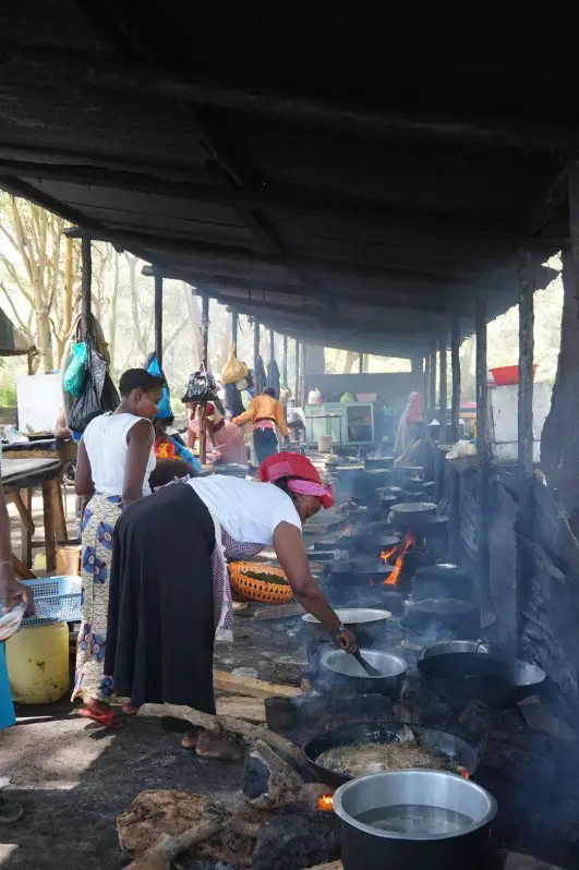 cuisines au bord du lac Naivasha
