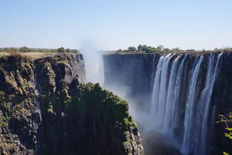 Vue des chutes Victoria, visiter la Zambie, Afrique du Sud