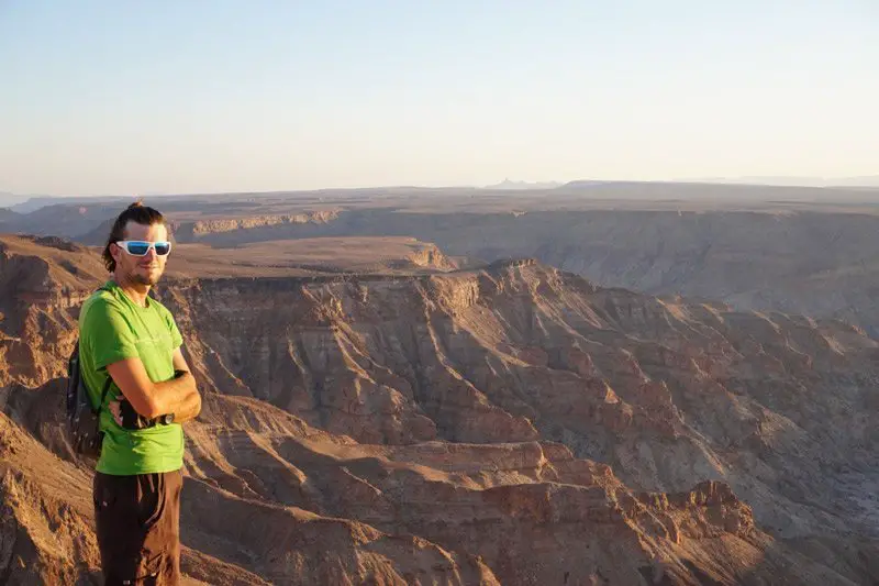 Le Fish River Canyon, Namibie à vélo