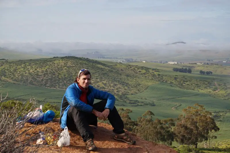 Petit déjeuner dans une nouvelle ambiance, voyage en Afrique du Sud à vélo