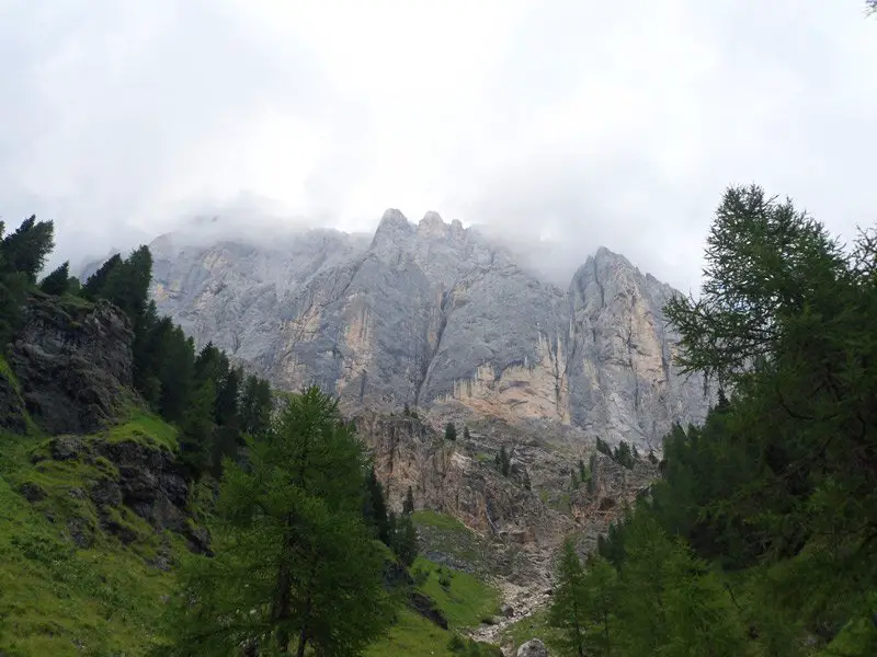 La face sud de la Marmolada, big walls dans les Dolomites​