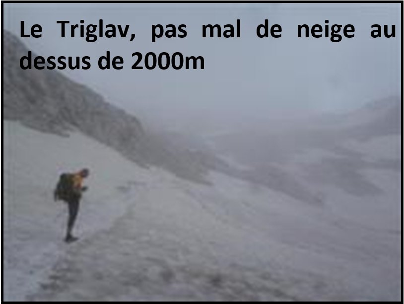 Le triglav durant notre randonnée sur la via alpina