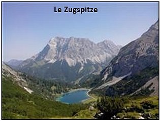 Le zugspitze durant notre randonnée sur la via alpina