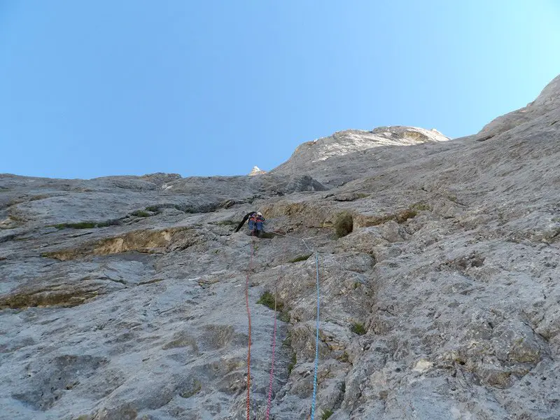 Longueur du socle, Marmolada Dolomites