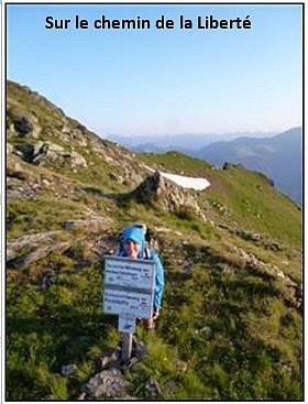 Sur le chemin de la liberté durant notre randonnée sur la via alpina