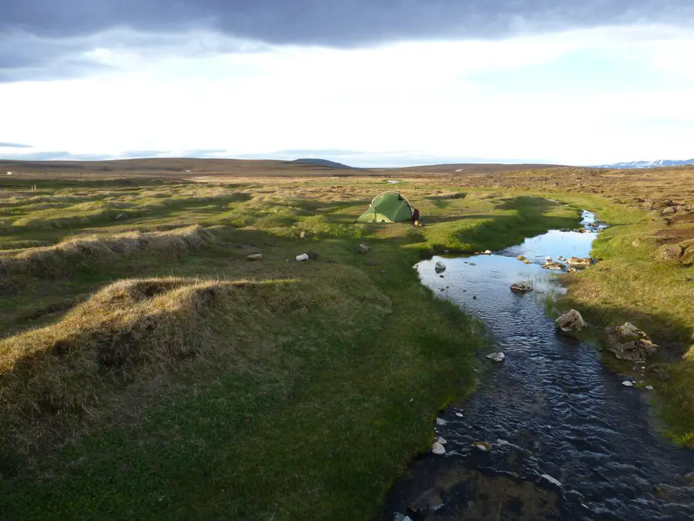 Camping-Hveravellir, Voyage trek en Islande