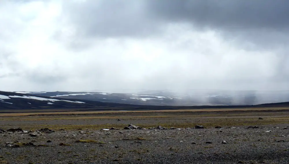 Averses, Voyage trek en Islande