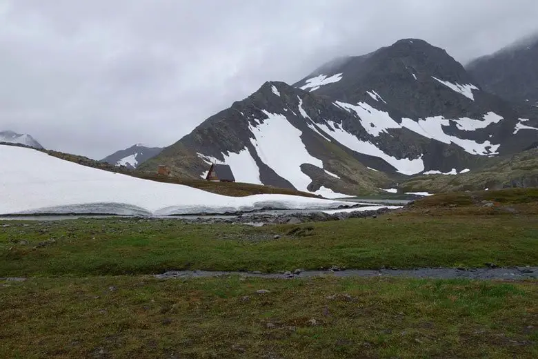 Refuge de Crow Pass en Alaska