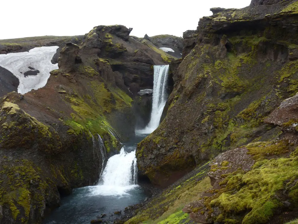 Króksfoss, Voyage trek en Islande