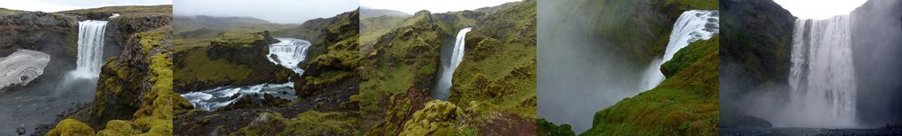Cascades, Voyage trek en Islande