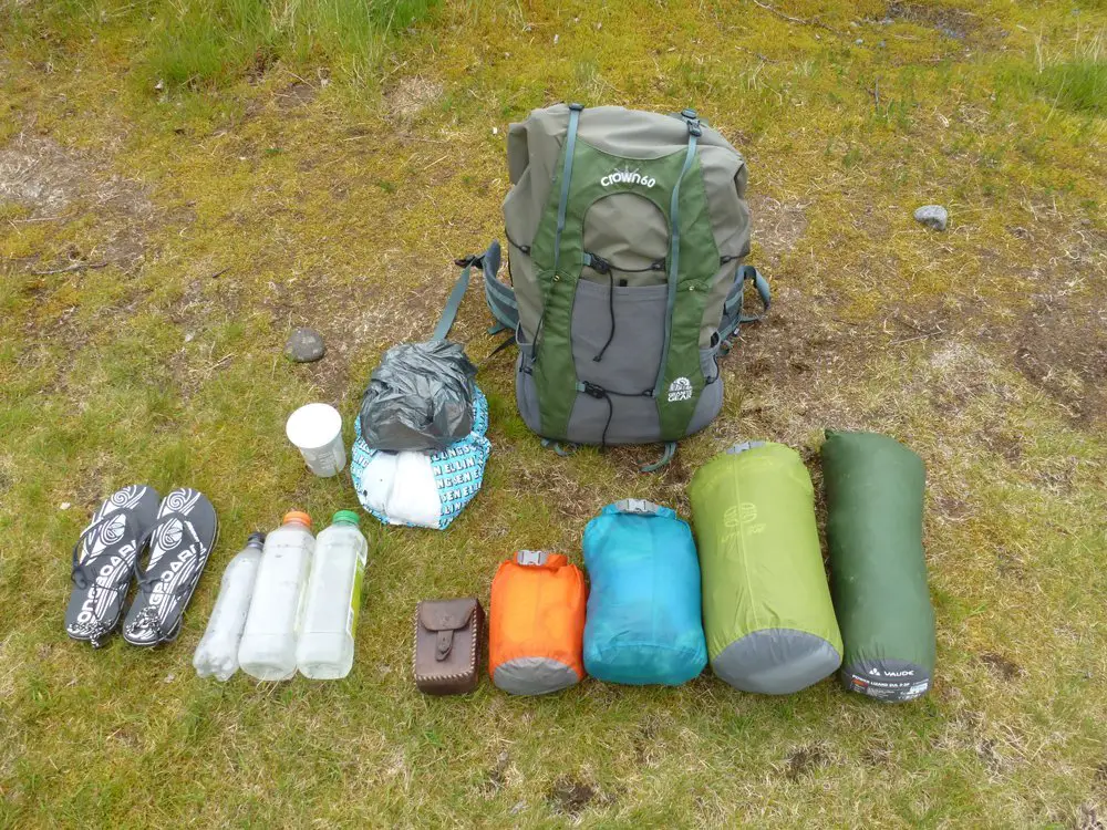 Sac-arrivée-étalé Voyage trek en Islande Sac-arrivée-étalé Voyage trek en Islande