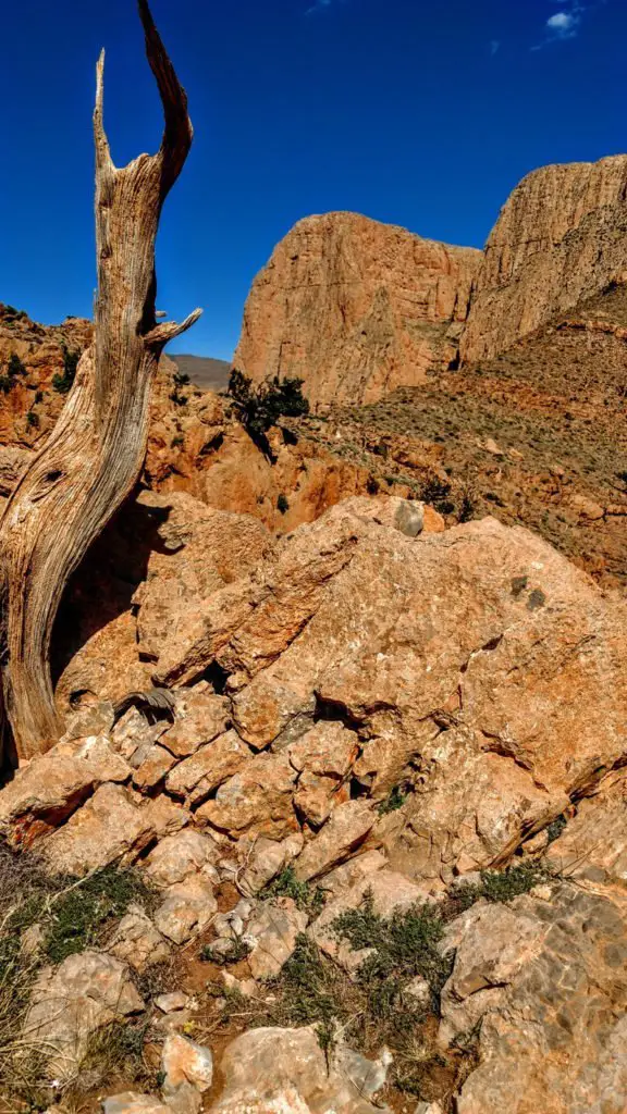 Les sommets aux alentours, grimpe Taghia Maroc