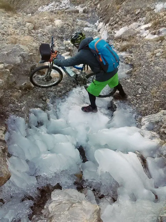 Ambiance glaciale, séjour VTT montagne