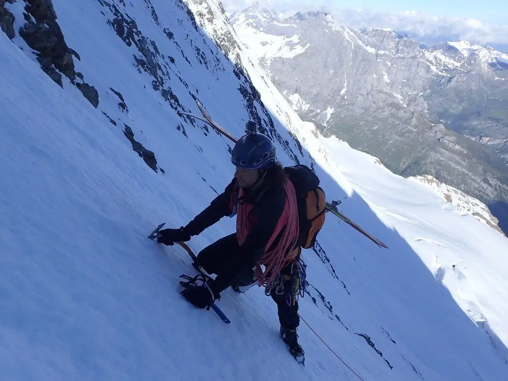 Ovidiu-dans-la-face, Alpinisme facile en Suisse