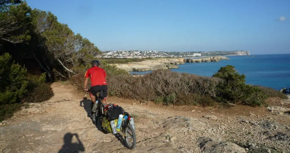 Récit roadbook VTT sur la côte sud aux alentours de San Bouc voyage à Minorque