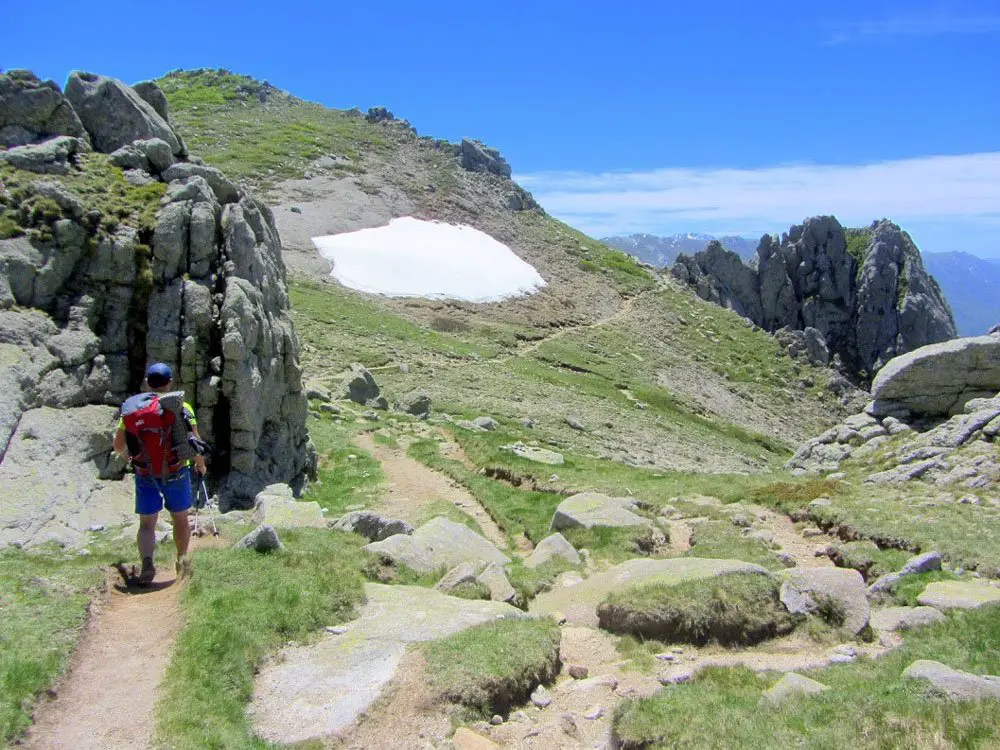 20-La-crête-en-direction-de-Bocca-Laparo, randonnée en Corse GR20