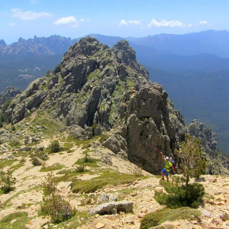 25-Le-début-des-Aiguilles-depuis-la-Bocca-di-u-Pargulu, randonnée en Corse GR20