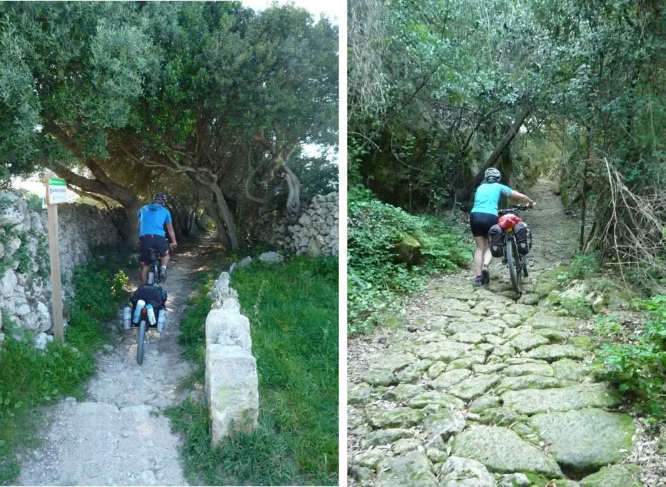 Figure 33 - Retour vers Ciutadella par le Camí Reial et le Barrenc d