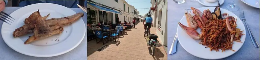 Roadbook : Restaurant à Fornells voyage à Minorque