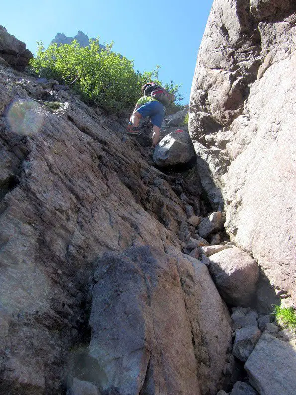 5-escalade-du-GR20, randonnée en Corse GR20